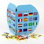 Wooden World Map Flags Kids - Image 5