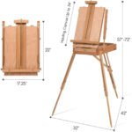 Portable Wooden Sketchbox Easel - Image 2