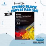 Studio Black Canvas Pad (A4)