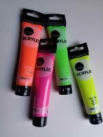 Daler Rowney Neon Acrylic Tubes - Image 2
