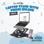 Laptop Stand with Phone Holder