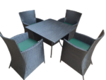 Rattan Garden Chairs Set - Image 6