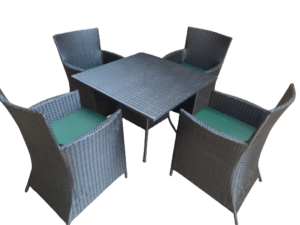 Rattan Garden Chairs Set - Image 6