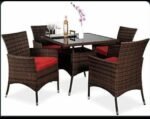 Rattan Garden Chairs Set - Image 3