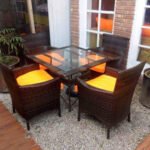 Rattan Garden Chairs Set - Image 8