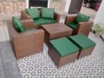 Rattan Outdoor Sofa Set - Image 7
