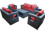 Rattan Outdoor Sofa Set - Image 9