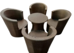Garden Cup Chairs Set - Image 6