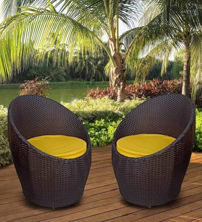 Pvc Double Chair PVC Garden Chairs Set - OnlyMart - Buy Outdoor Furniture!