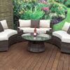 Rattan Round Shape Sofa Set - Image 2