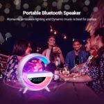 BT-3401 LED Display Wireless Phone Charger with Bluetooth Speaker - Image 8