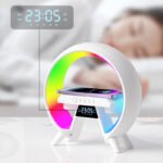 BT-3401 LED Display Wireless Phone Charger with Bluetooth Speaker - Image 7