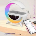 BT-3401 LED Display Wireless Phone Charger with Bluetooth Speaker - Image 6
