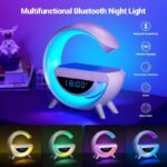BT-3401 LED Display Wireless Phone Charger with Bluetooth Speaker - Image 3