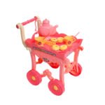 33Pcs Vibrant and Exciting Kitchen Tableware Toy Cart - Image 6