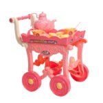 33Pcs Vibrant and Exciting Kitchen Tableware Toy Cart - Image 5