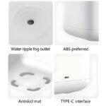 Anti-Gravity Cool Mist Humidifier With Clock & Aroma Diffuser - Image 11