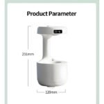 Anti-Gravity Cool Mist Humidifier With Clock & Aroma Diffuser - Image 5