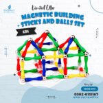 Master 3D Stimulating Magnetic Building Sticks And Balls Set