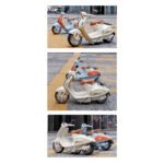 Mini Retro Diecast Model Motorcycle - Image 3