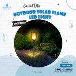 Outdoor Solar Flame LED Light
