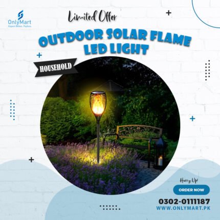 Outdoor Solar Flame LED Light