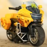 1:14 Friction Powered Police Toy Motorbike for Kids - Image 4