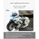 1:14 Friction Powered Police Toy Motorbike for Kids - Image 3