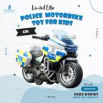 1:14 Friction Powered Police Toy Motorbike for Kids