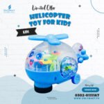 Transparent Gear Helicopter Toy for Kids