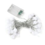 5M LED String Fairy Lights With 50 Ball Shaped Bulbs - Image 3