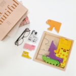 Animal Shape Wooden Puzzle Toy For Kids - Image 5