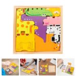Animal Shape Wooden Puzzle Toy For Kids - Image 6