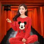 Mickey Mouse Printed Night Suit - Image 3