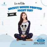 Mickey Mouse Printed Night Suit