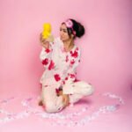 Women’s Printed Night Pajama Shirt Set - Image 6