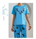 Heart Butterfly Printed Set Women’s Nightwear - Image 2