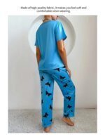 Heart Butterfly Printed Set Women’s Nightwear - Image 5
