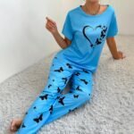Heart Butterfly Printed Set Women’s Nightwear - Image 7