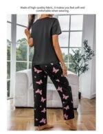 Heart Butterfly Printed Set Women’s Nightwear - Image 4