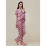Love Sleep Printed Night Wear Set - Image 6