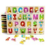 Montessori Wooden Alphabets Puzzle - Image 7