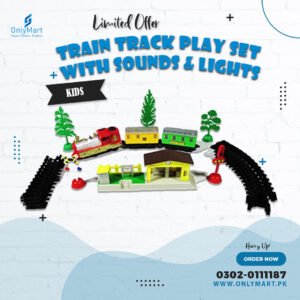 Train Track Play Set With Sounds & Lights