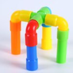 42PCS Colorful Building Pipe Blocks - Image 3