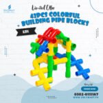 42PCS Colorful Building Pipe Blocks