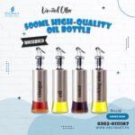 500ml High-Quality Stainless-Steel Oil Bottle