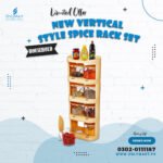 New Vertical Style Spice Rack Set