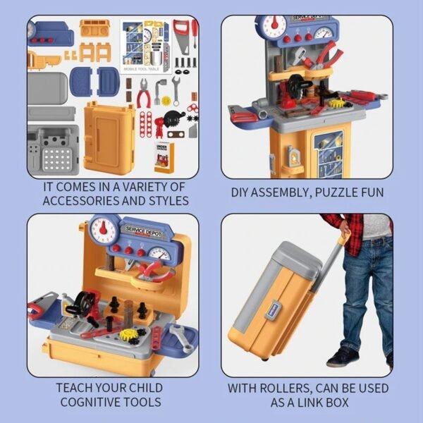 Carpenter Engineer Role-Play Playset For Toddlers - Image 7