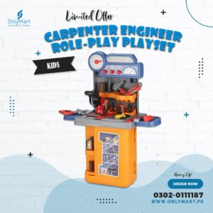 Carpenter Engineer Role-Play Playset For Toddlers