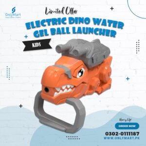 Electric Armoured Dino Water Gel Ball Launcher Toy for Kids